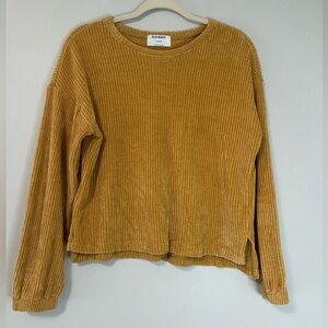 Girls Old Navy Golden Corduroy Top, Size XL (14-16)
